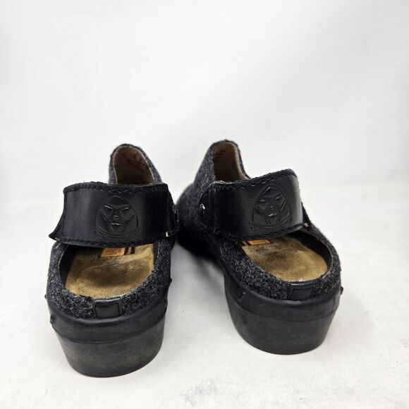 ARIAT Sport Wool Clog Mule Leather Strap Style 94039 Size 8.5 - Picture 7 of 15